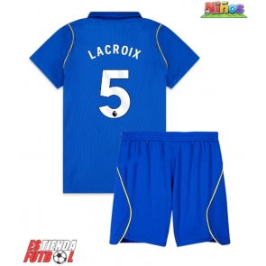 Chelsea Maxence Lacroix #5 Primera Equipación Niños 2026-27 Manga Corta (+ Pantalones cortos)
